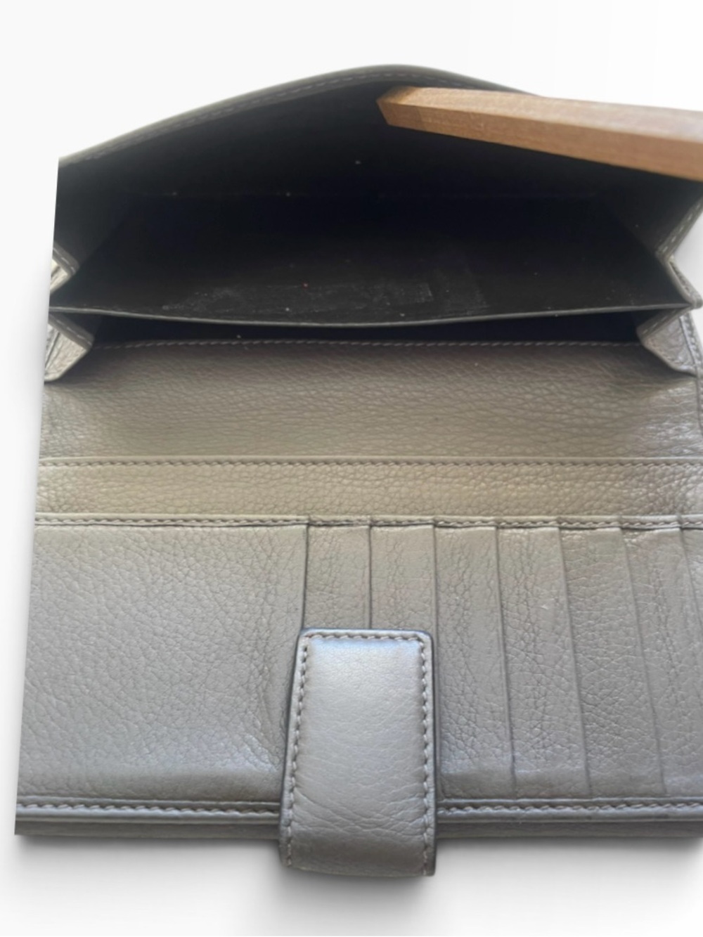 Authentic Vintage Gucci Green Leather Horsebit Continental Long Wallet - Picture 7 of 13